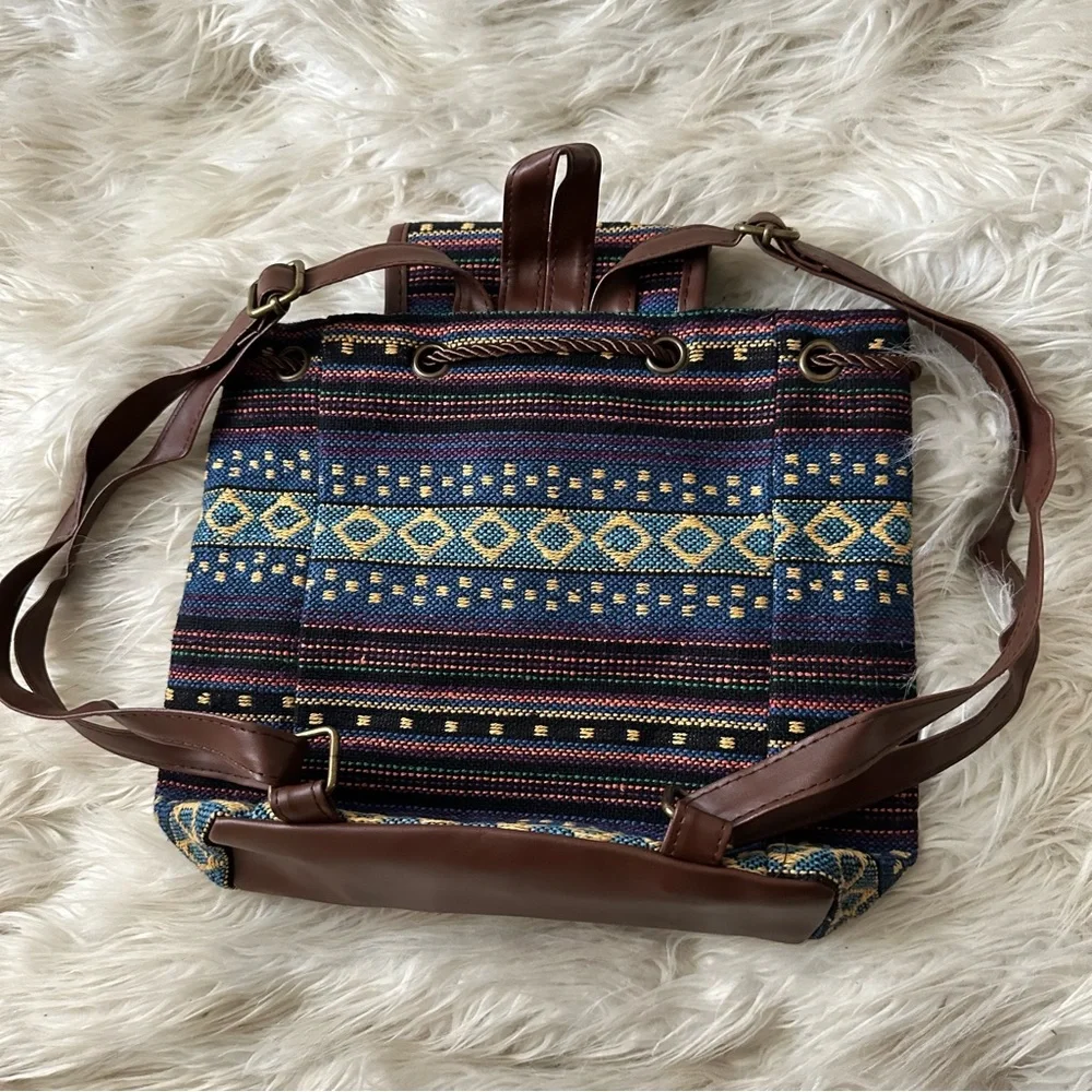 Mini Patterned Backpack - Picture 3 of 5